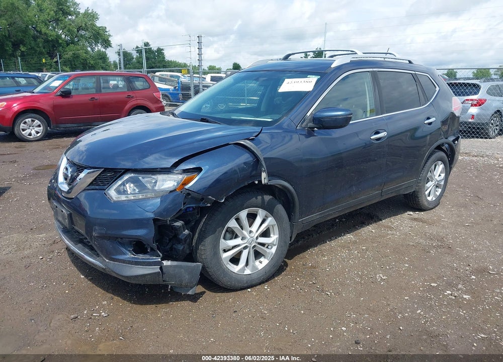 2016 NISSAN ROGUE VIN: KNMAT2MV4GP726782