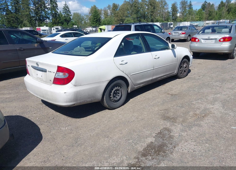 2004 TOYOTA CAMRY LE V6 VIN: 4T1BF32K74U070676