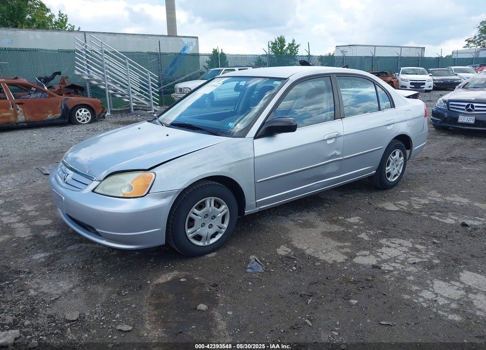 2002 HONDA CIVIC LX VIN: 2HGES16642H557768