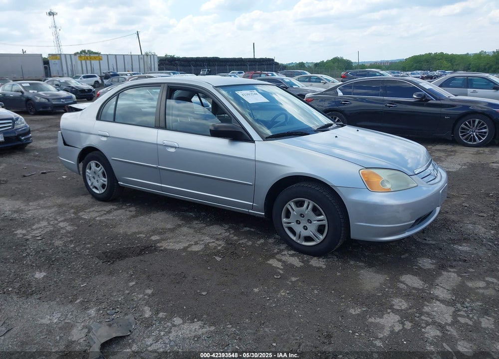 2002 HONDA CIVIC LX VIN: 2HGES16642H557768