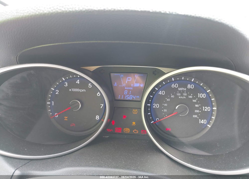 2012 HYUNDAI TUCSON GLS VIN: KM8JUCACXCU454039