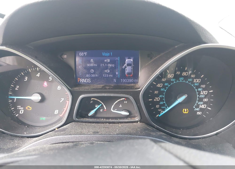 2013 FORD ESCAPE VIN: 1FMCU0GX4DUA95161