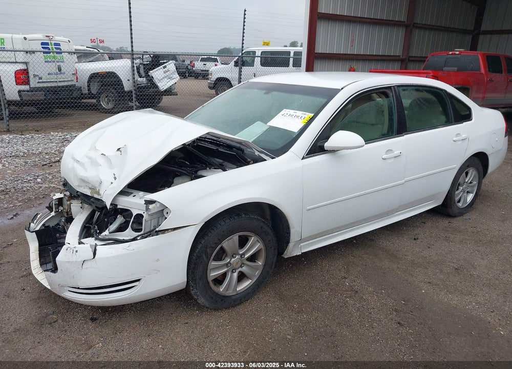2016 CHEVROLET IMPALA LIMITED LS VIN: 2G1WA5E30G1188064