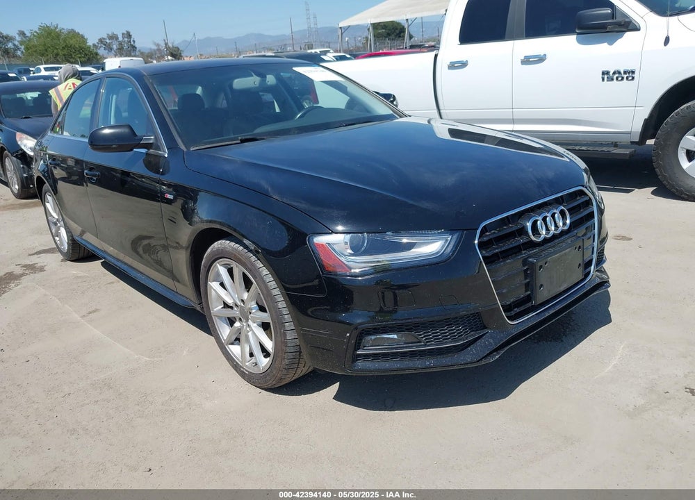 2014 AUDI A4 2.0T PREMIUM VIN: WAUEFAFL3EN022738