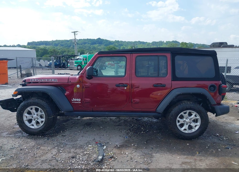 2021 JEEP WRANGLER UNLIMITED VIN: 1C4HJXDG0MW709711