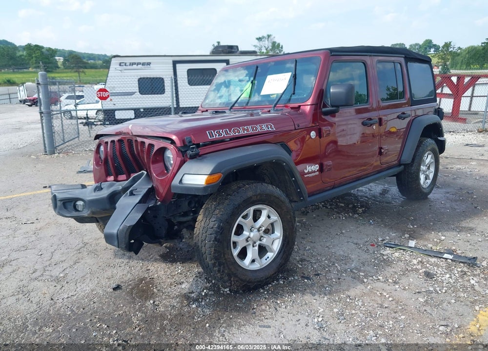 2021 JEEP WRANGLER UNLIMITED VIN: 1C4HJXDG0MW709711