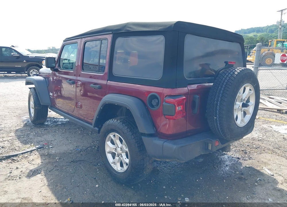 2021 JEEP WRANGLER UNLIMITED VIN: 1C4HJXDG0MW709711