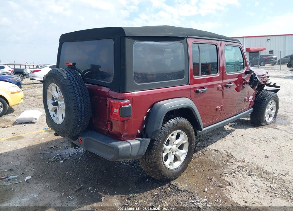 2021 JEEP WRANGLER UNLIMITED VIN: 1C4HJXDG0MW709711