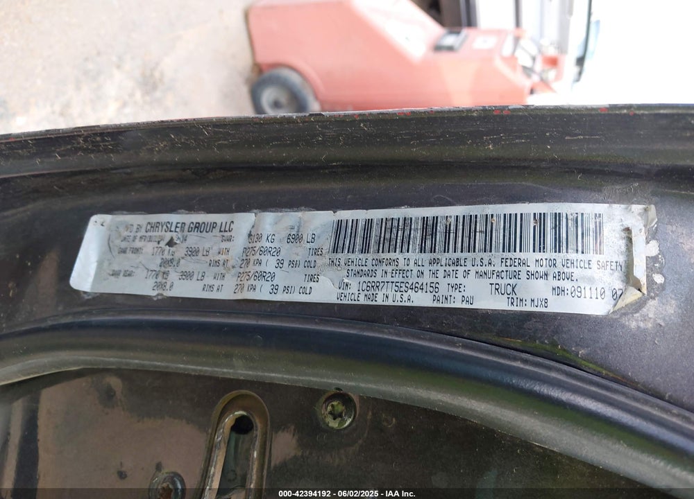 2014 RAM 1500 VIN: 1C6RR7TT5ES464156