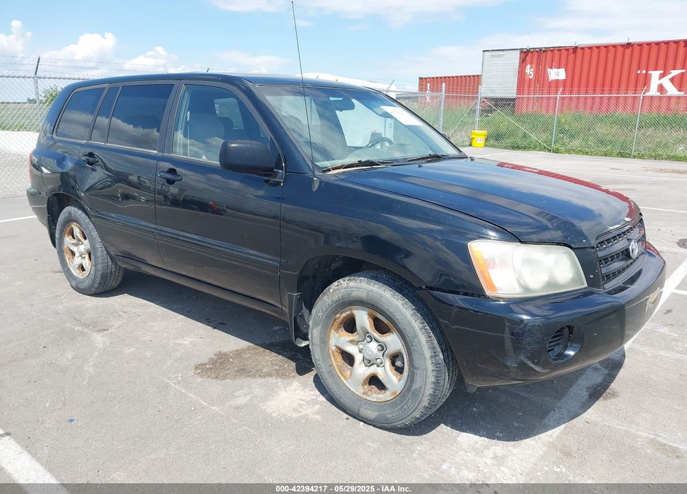 2002 TOYOTA HIGHLANDER V6 VIN: JTEGF21A320062121