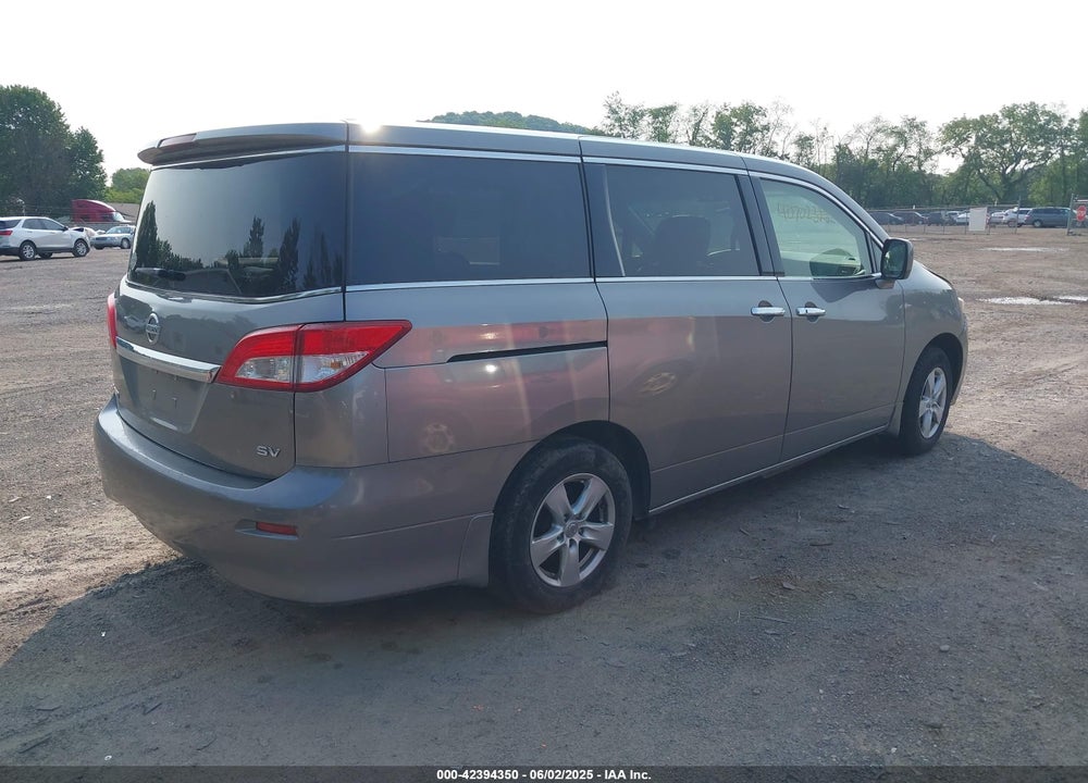 2012 NISSAN QUEST SV VIN: JN8AE2KP0C9050588