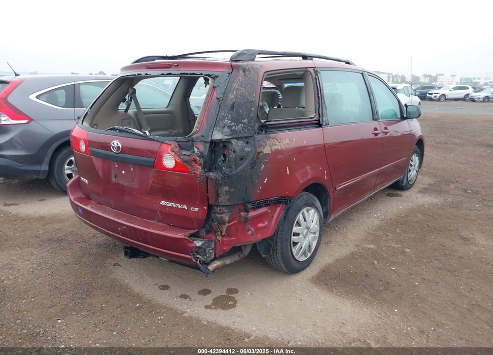 2007 TOYOTA SIENNA CE VIN: 5TDZK23C17S043188