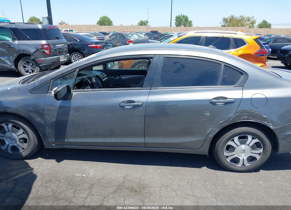 2013 HONDA CIVIC HYBRID VIN: 19XFB4F2XDE201115