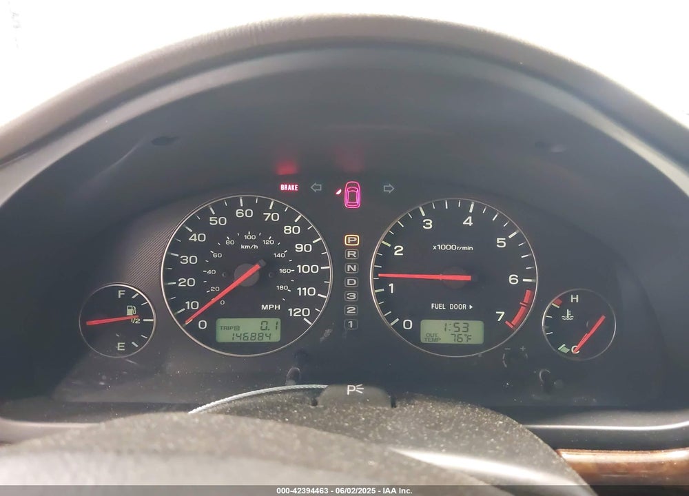 2003 SUBARU OUTBACK VIN: 4S3BH675037612703