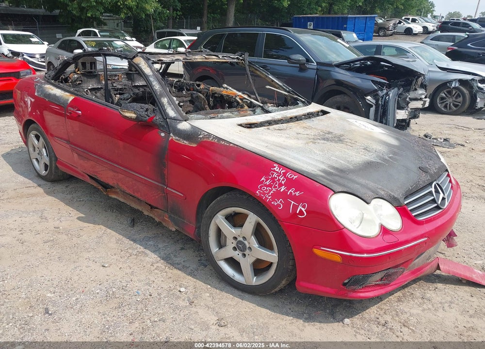 2005 MERCEDES-BENZ CLK 500 VIN: WDBTK75J85F161393