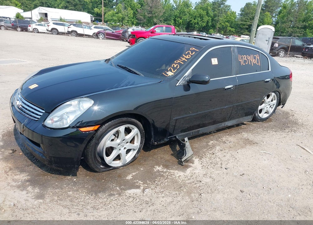 2003 INFINITI G35 LUXURY LEATHER VIN: JNKCV51E63M311157