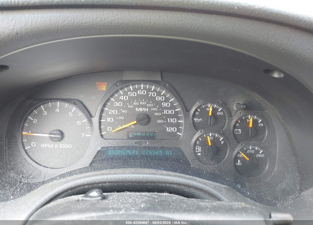 2003 CHEVROLET TRAILBLAZER LTZ VIN: 1GNDT13S232381474