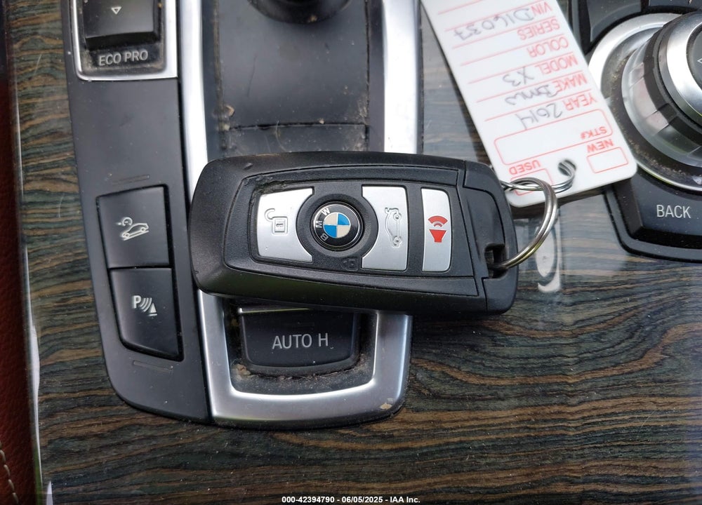 2014 BMW X3 XDRIVE28I VIN: 5UXWX9C59E0D16037