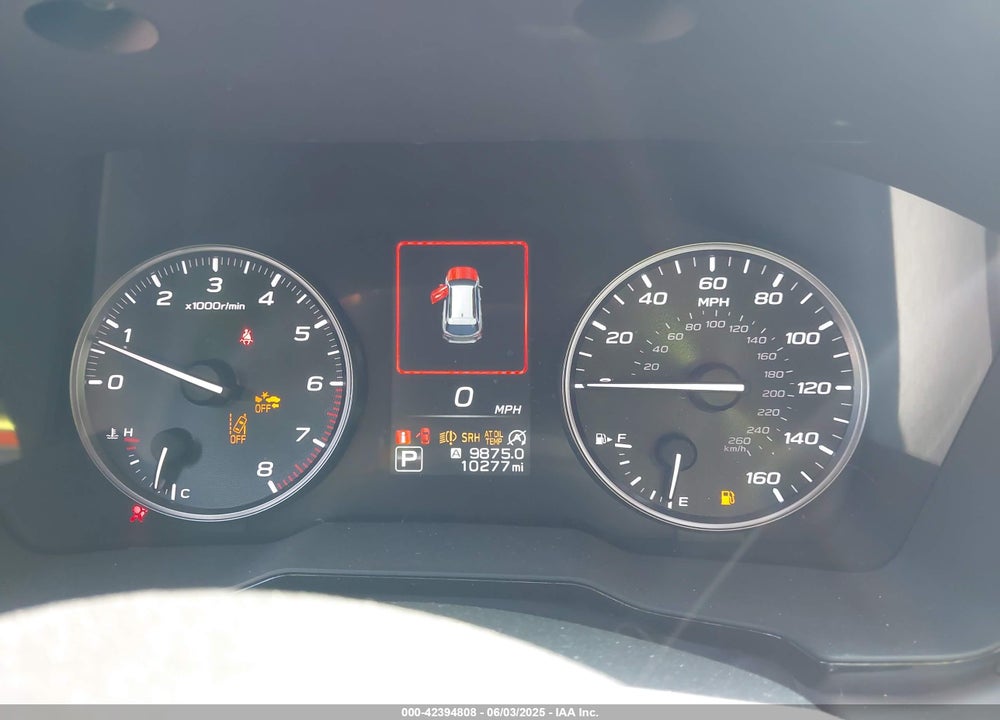 2025 SUBARU OUTBACK VIN: 4S4BTADC7S3125634
