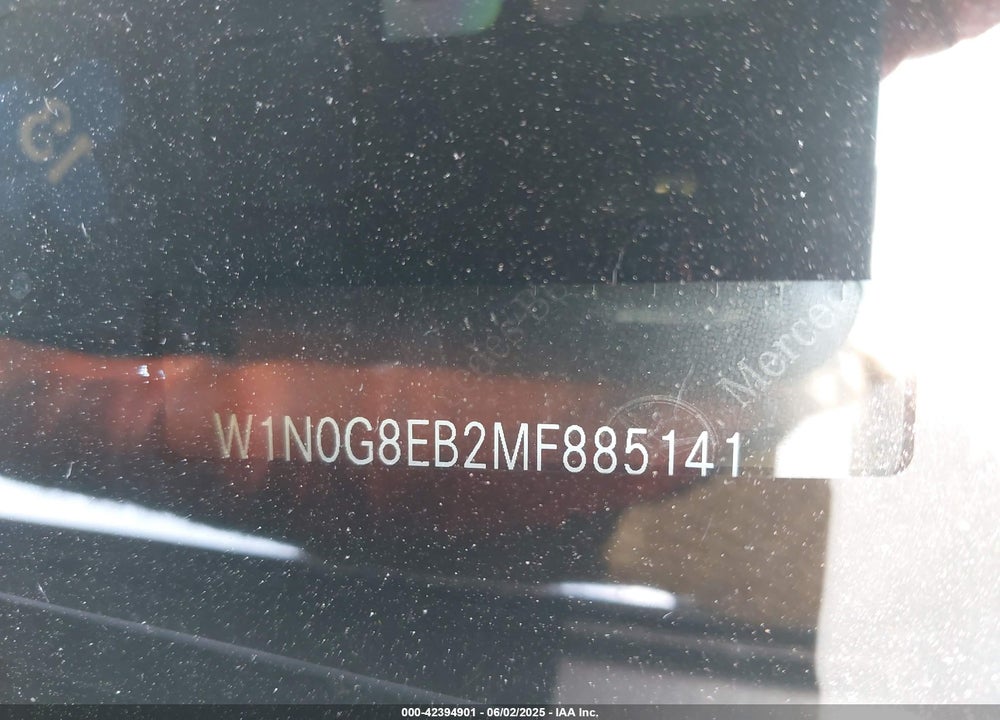 2021 MERCEDES-BENZ GLC 300 4MATIC SUV VIN: W1N0G8EB2MF885141