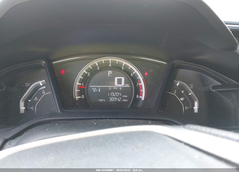 2016 HONDA CIVIC VIN: 19XFC2F54GE074328