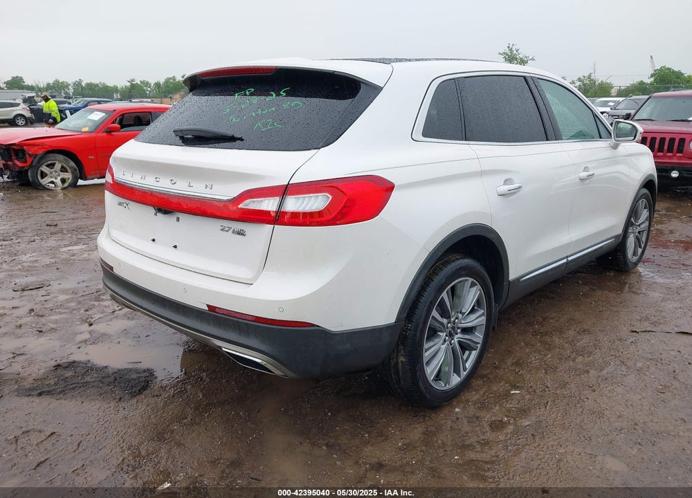2016 LINCOLN MKX VIN: 2LMTJ8LPXGBL88400
