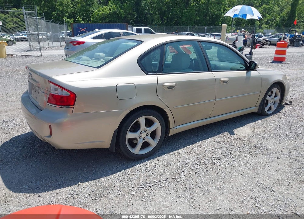 2008 SUBARU LEGACY 2.5I VIN: 4S3BL616X87211196