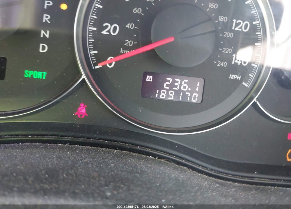 2008 SUBARU LEGACY 2.5I VIN: 4S3BL616X87211196