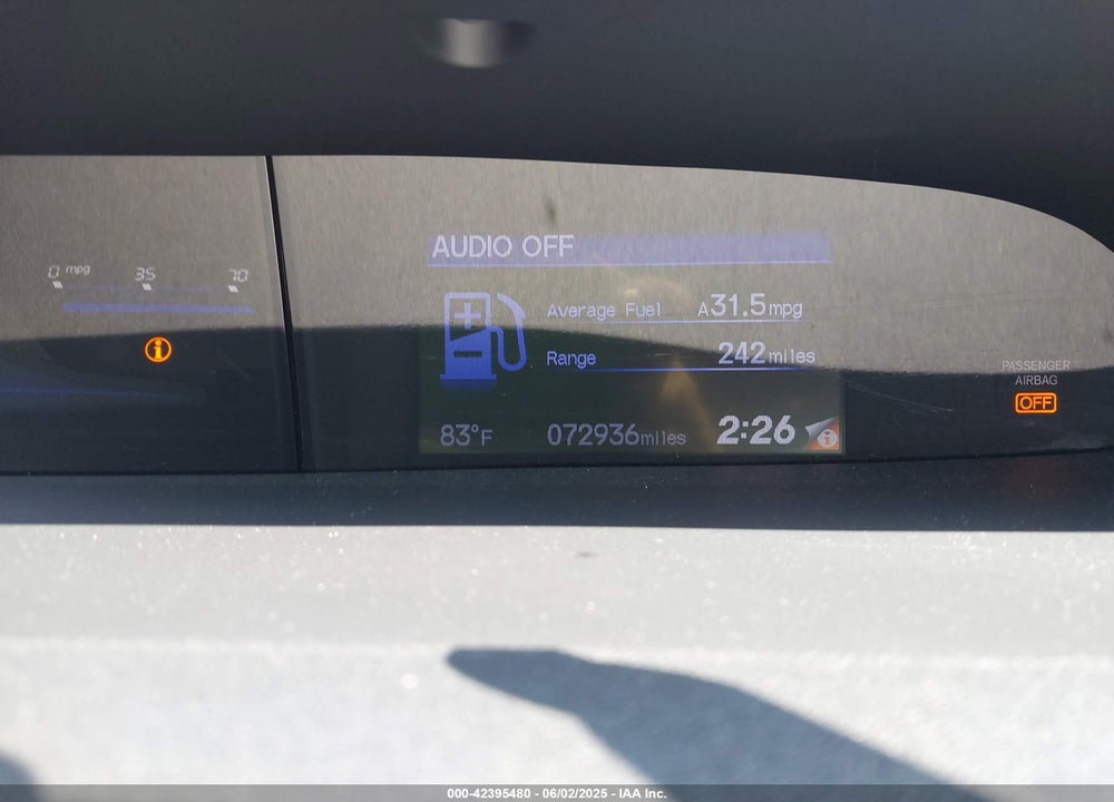 2014 HONDA CIVIC VIN: 19XFB2F87EE262349
