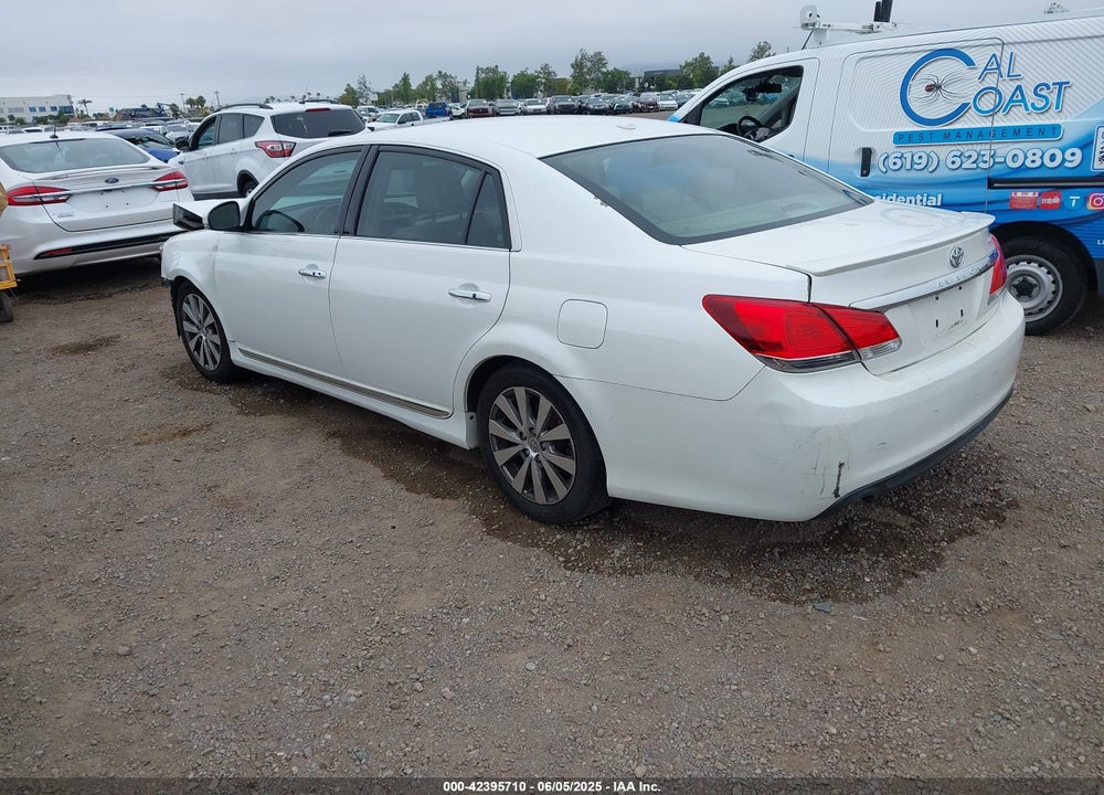 2011 TOYOTA AVALON LIMITED VIN: 4T1BK3DB6BU405772