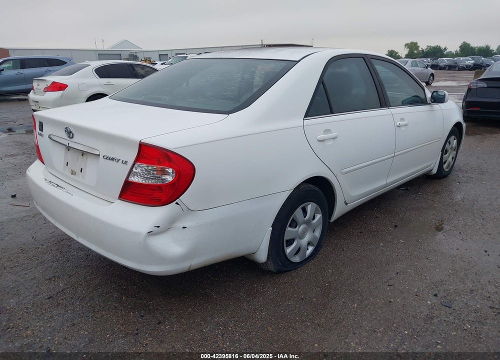2004 TOYOTA CAMRY VIN: 4T1BE30K44U358449