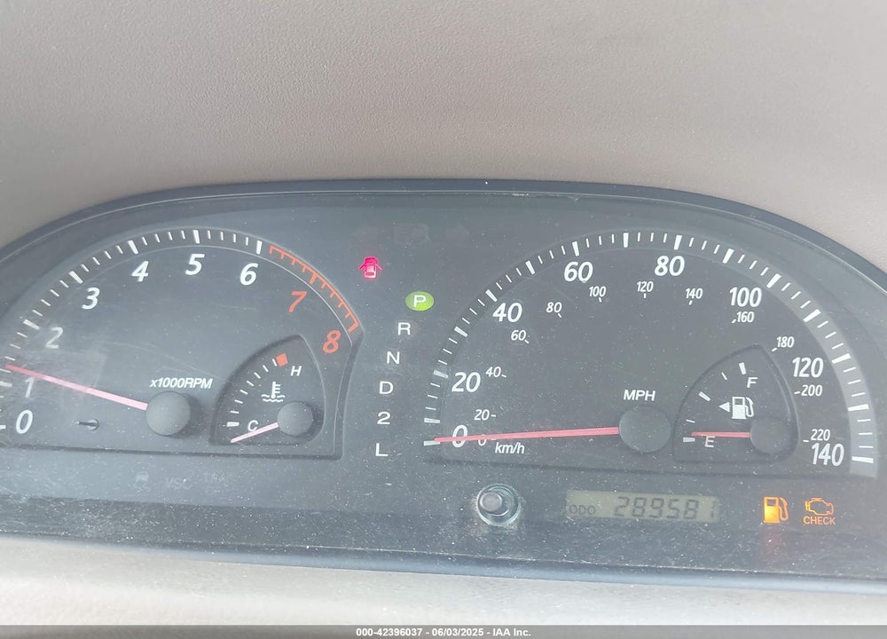 2003 TOYOTA CAMRY LE VIN: 4T1BE32K13U240192