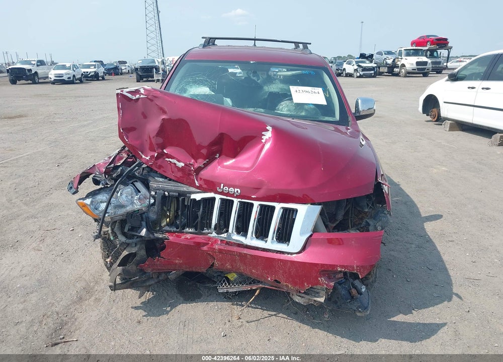 2012 JEEP GRAND CHEROKEE VIN: 1C4RJFAGXCC293394