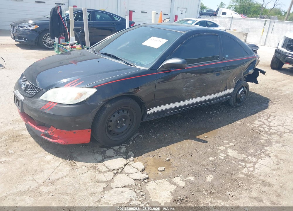 2004 HONDA CIVIC LX VIN: 1HGEM22594L010451