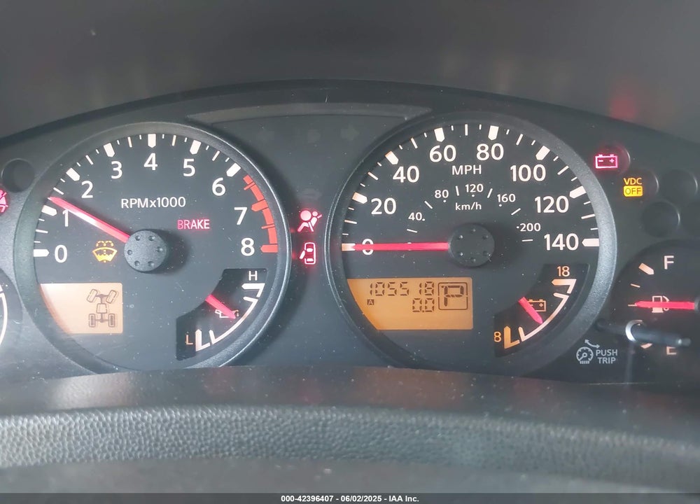 2006 NISSAN XTERRA VIN: 5N1AN08W86C526071