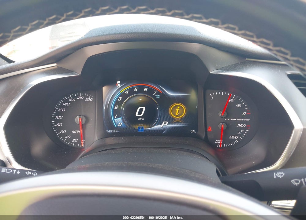 2019 CHEVROLET CORVETTE VIN: 1G1YW2D7XK5116017