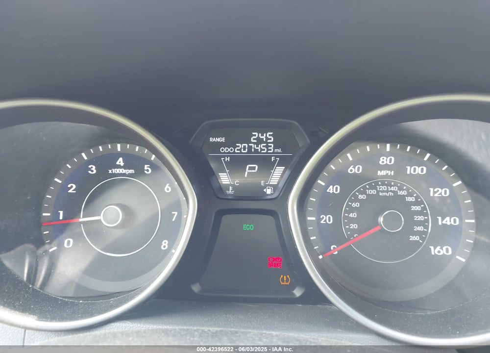 2013 HYUNDAI ELANTRA GLS VIN: 5NPDH4AE6DH224703