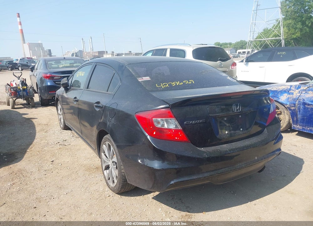 2012 HONDA CIVIC SI VIN: 2HGFB6E52CH702849