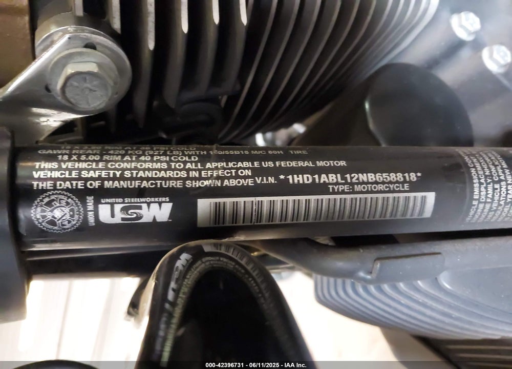 2022 HARLEY-DAVIDSON FLHXST VIN: 1HD1ABL12NB658818