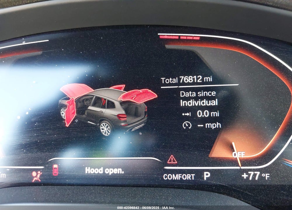2020 BMW X3 SDRIVE30I VIN: 5UXTY3C00L9B06582