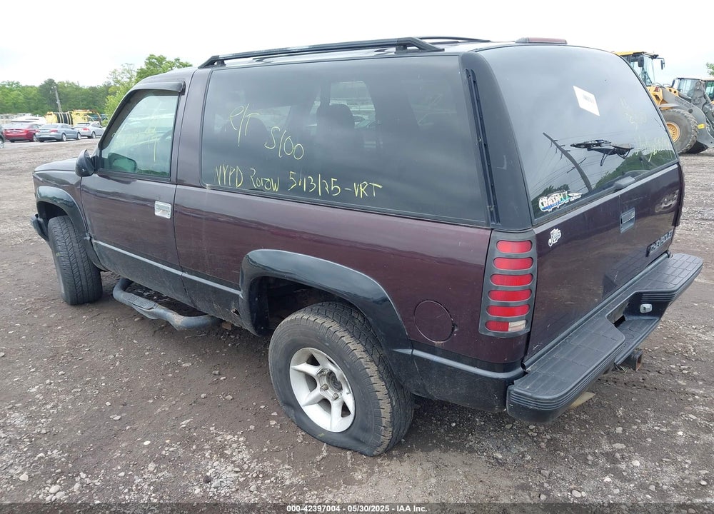1996 CHEVROLET TAHOE K1500 VIN: 3GNEK18R1TG132071