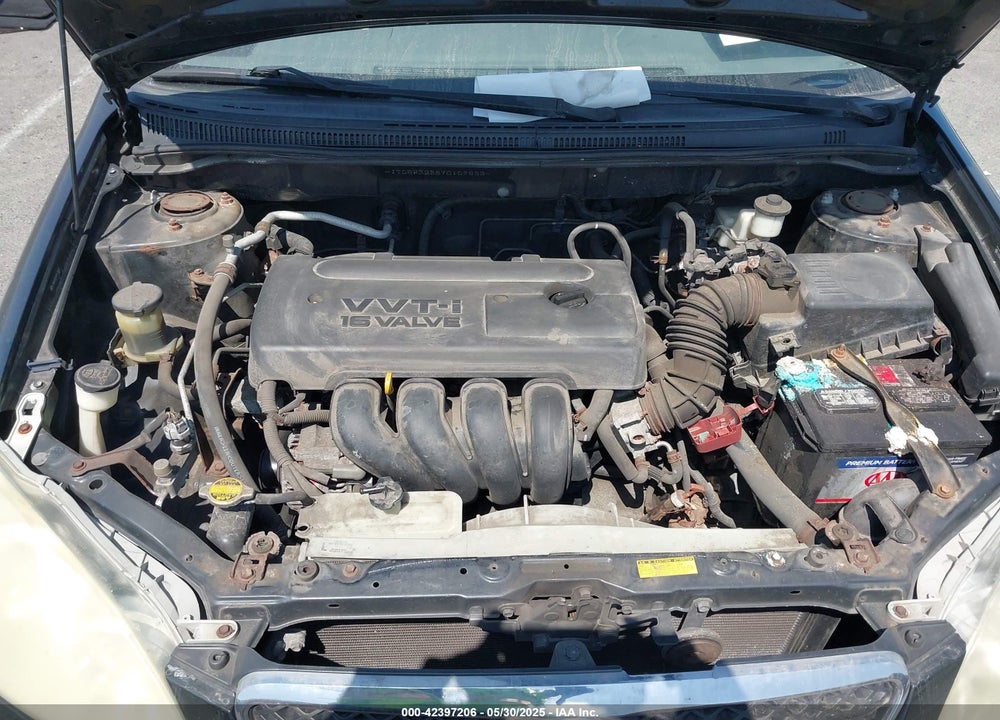 2007 TOYOTA COROLLA VIN: JTDBR32E870109583