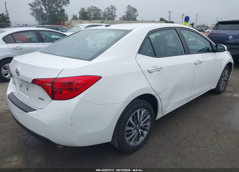 2017 TOYOTA COROLLA XLE VIN: 5YFBURHE8HP722173