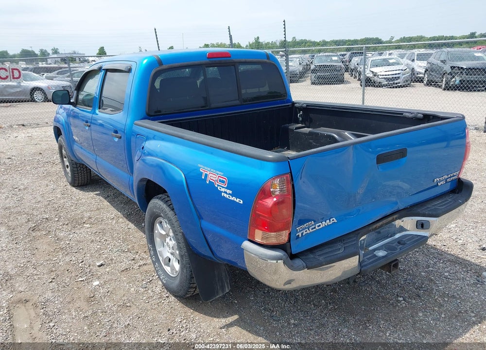 2005 TOYOTA TACOMA DOUBLE CAB PRERUNNER VIN: 5TEJU62NX5Z040582