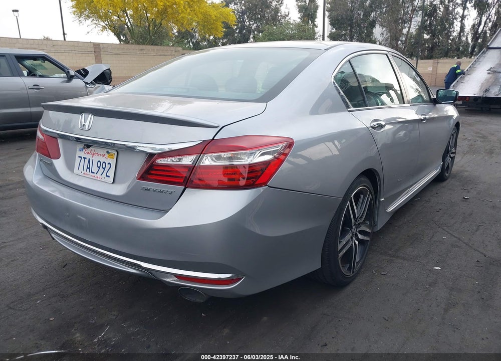 2016 HONDA ACCORD SPORT VIN: 1HGCR2F58GA204374