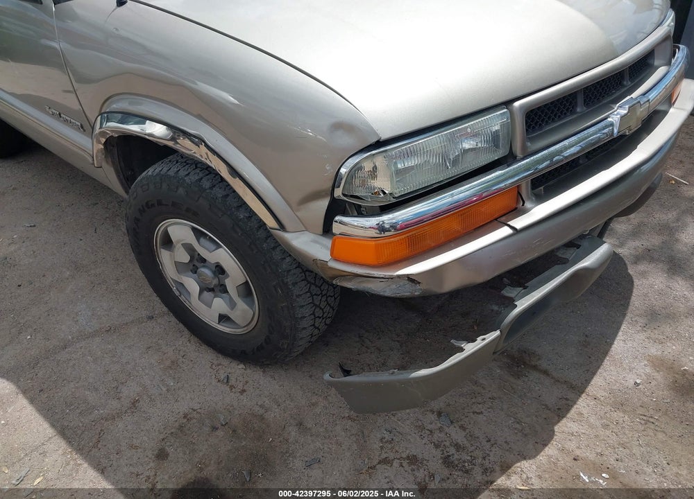 2002 CHEVROLET BLAZER LS VIN: 1GNDT13W32K218169
