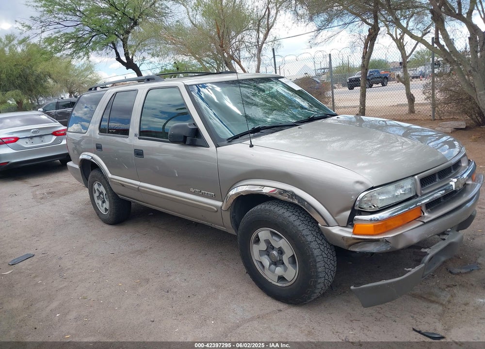 2002 CHEVROLET BLAZER LS VIN: 1GNDT13W32K218169
