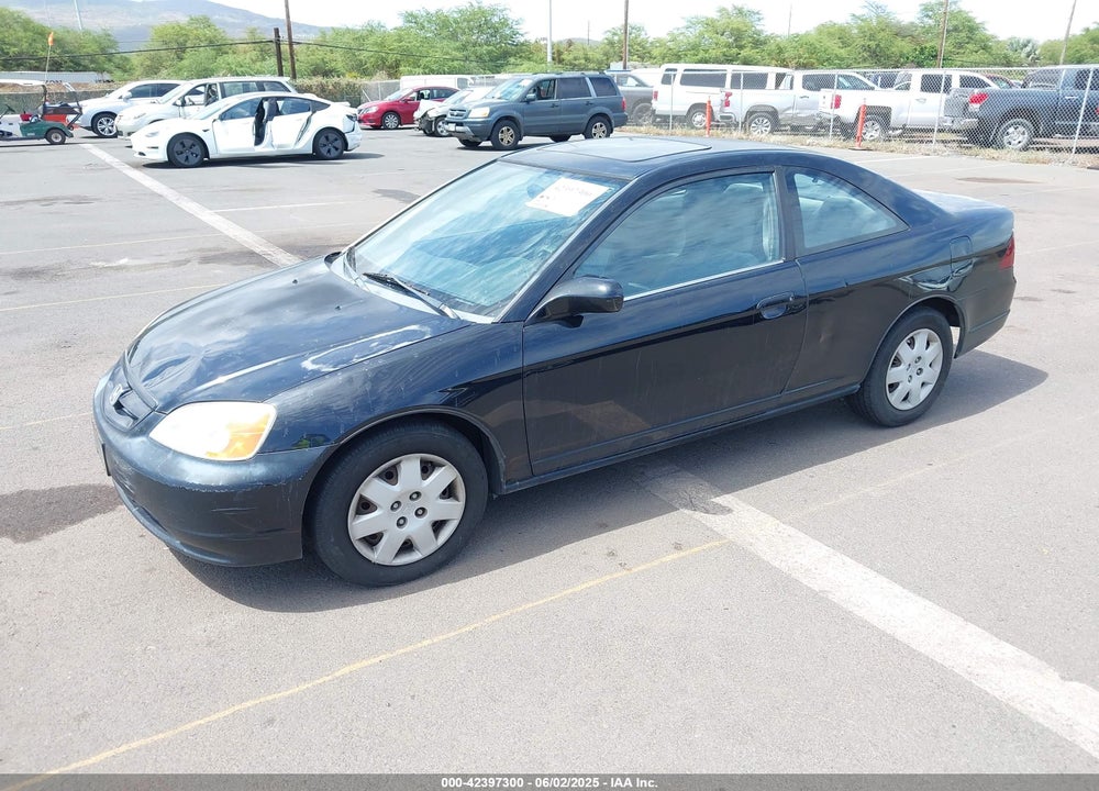 2002 HONDA CIVIC EX VIN: 1HGEM22982L088686