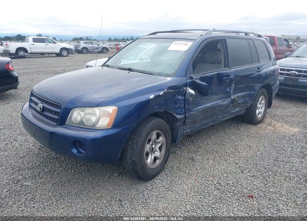 2002 TOYOTA HIGHLANDER VIN: JTEHD21AX20015114
