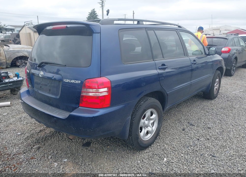 2002 TOYOTA HIGHLANDER VIN: JTEHD21AX20015114
